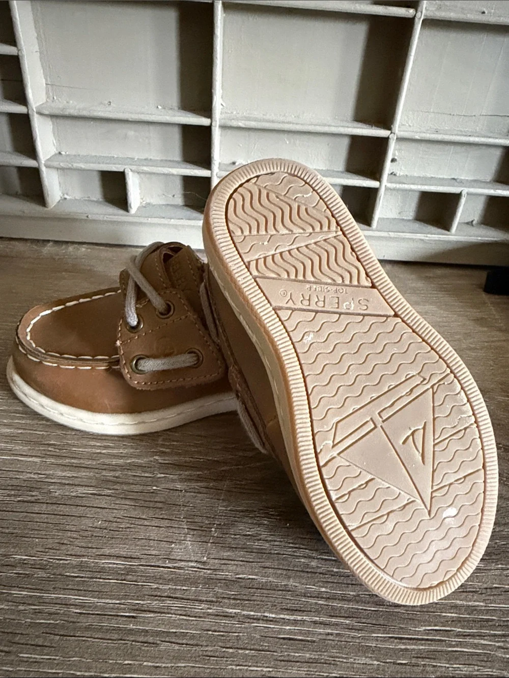 Sperry very gently